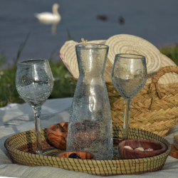 Verre à vin en verre soufflé Neapolis
